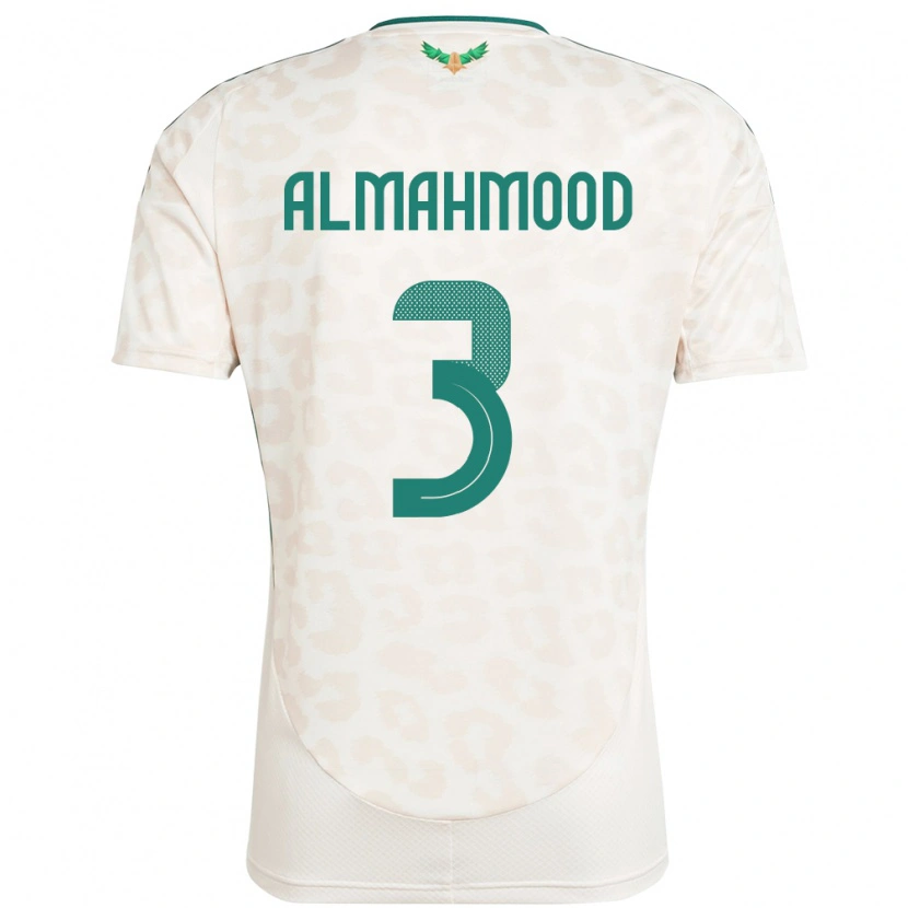 Danxen Mulher Camisola Arábia Saudita Mohammed Almahmood #3 Branco Alternativa 24-26 Camisa
