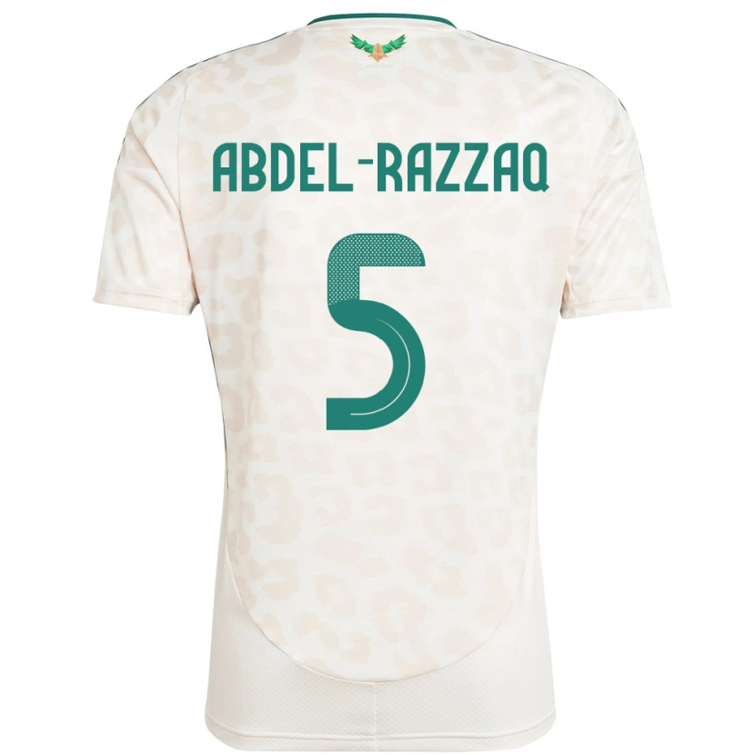 Danxen Mulher Camisola Arábia Saudita Lana Abdel Razzaq #5 Branco Alternativa 24-26 Camisa
