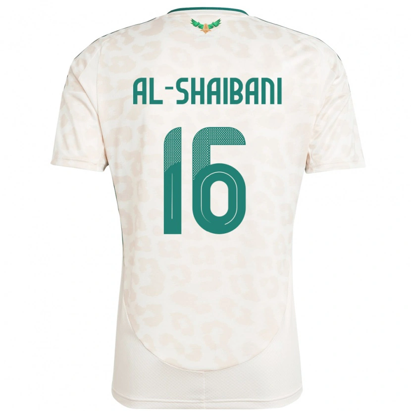 Danxen Mulher Camisola Arábia Saudita Asrar Al Shaibani #16 Branco Alternativa 24-26 Camisa