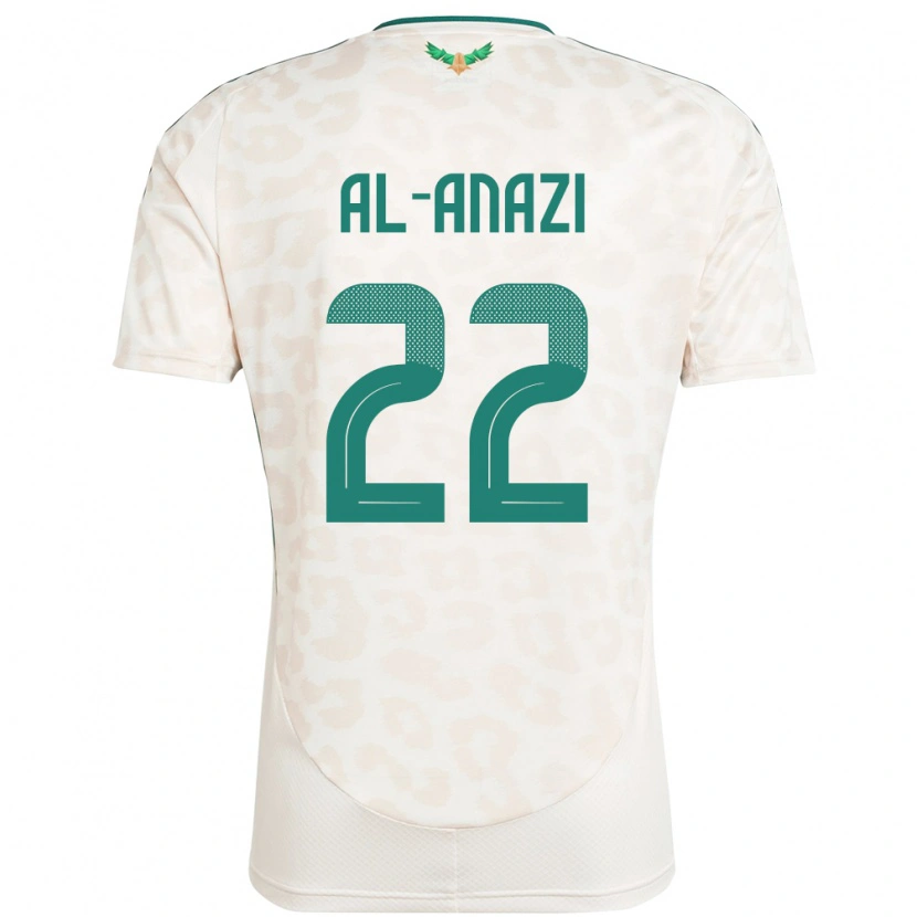 Danxen Mulher Camisola Arábia Saudita Lama Al Anazi #22 Branco Alternativa 24-26 Camisa