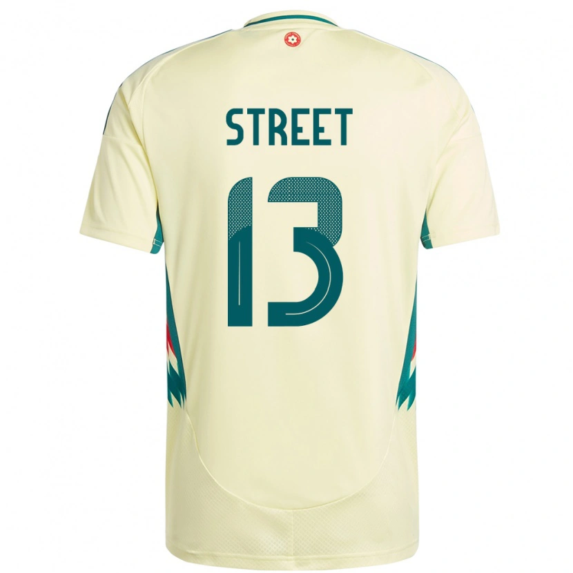 Danxen Mulher Camisola País De Gales Charlie Street #13 Bege Amarelo Alternativa 24-26 Camisa