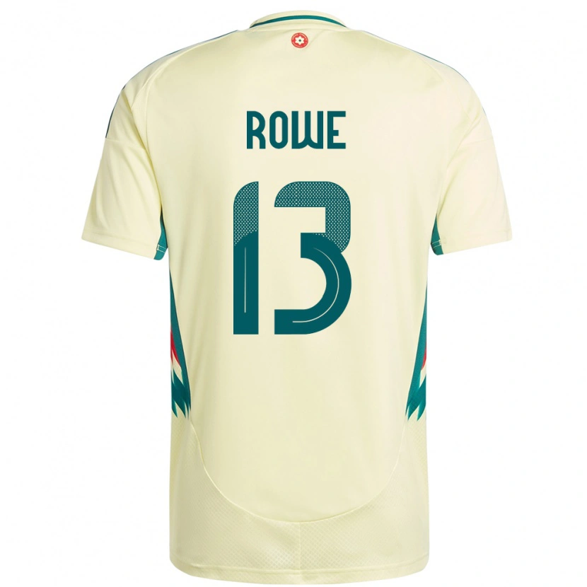 Danxen Mulher Camisola País De Gales Rachel Rowe #13 Bege Amarelo Alternativa 24-26 Camisa