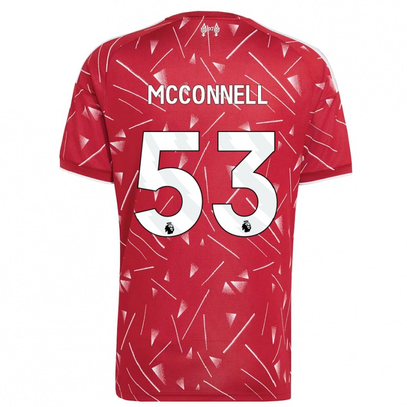 Danxen Mulher Camisola James Mcconnell #53 Branco Vermelho Principal 2026/27 Camisa