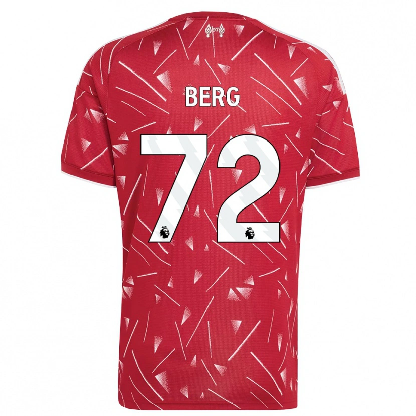 Danxen Mulher Camisola Sepp Van Den Berg #72 Branco Vermelho Principal 2026/27 Camisa