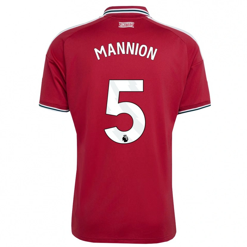 Danxen Mulher Camisola Aoife Mannion #5 Vermelho Amarelo Branco Principal 2026/27 Camisa