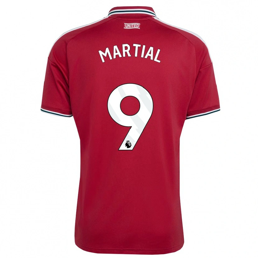 Danxen Mulher Camisola Anthony Martial #9 Vermelho Amarelo Branco Principal 2026/27 Camisa
