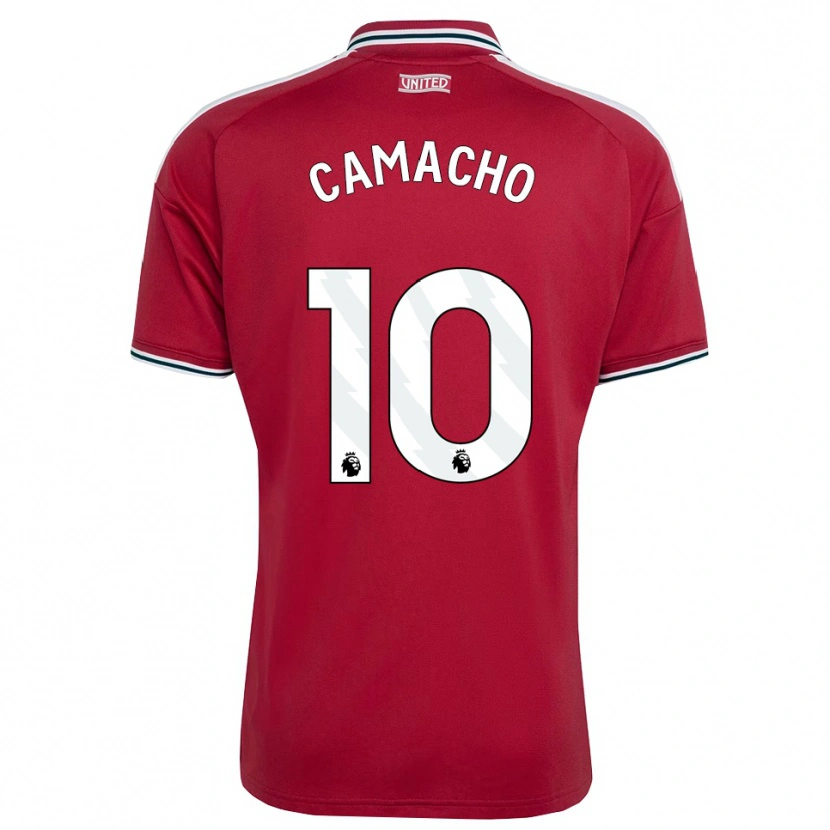 Danxen Mulher Camisola Jaume Camacho #10 Vermelho Amarelo Branco Principal 2026/27 Camisa