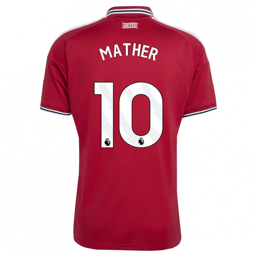 Danxen Mulher Camisola Sam Mather #10 Vermelho Amarelo Branco Principal 2026/27 Camisa