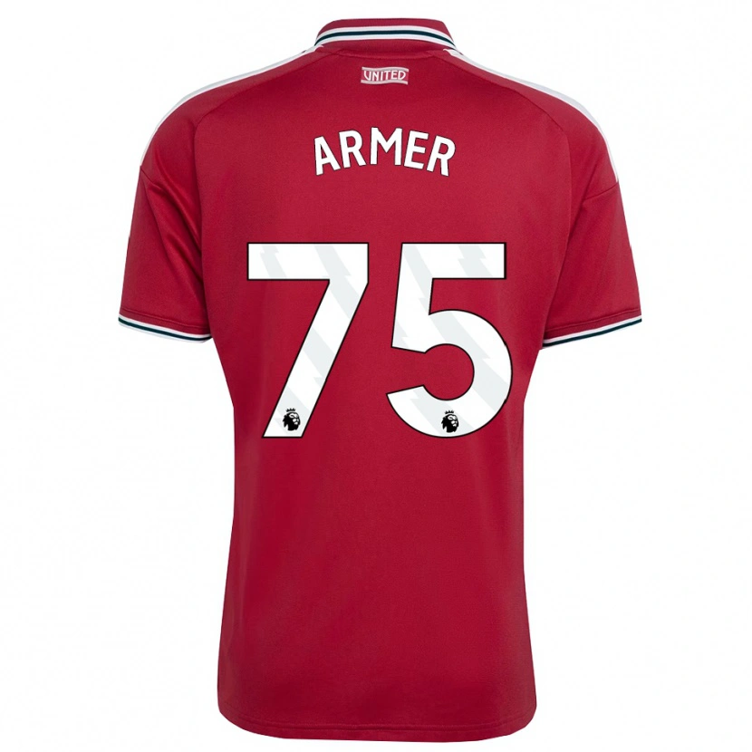 Danxen Mulher Camisola Daniel Armer #75 Vermelho Amarelo Branco Principal 2026/27 Camisa