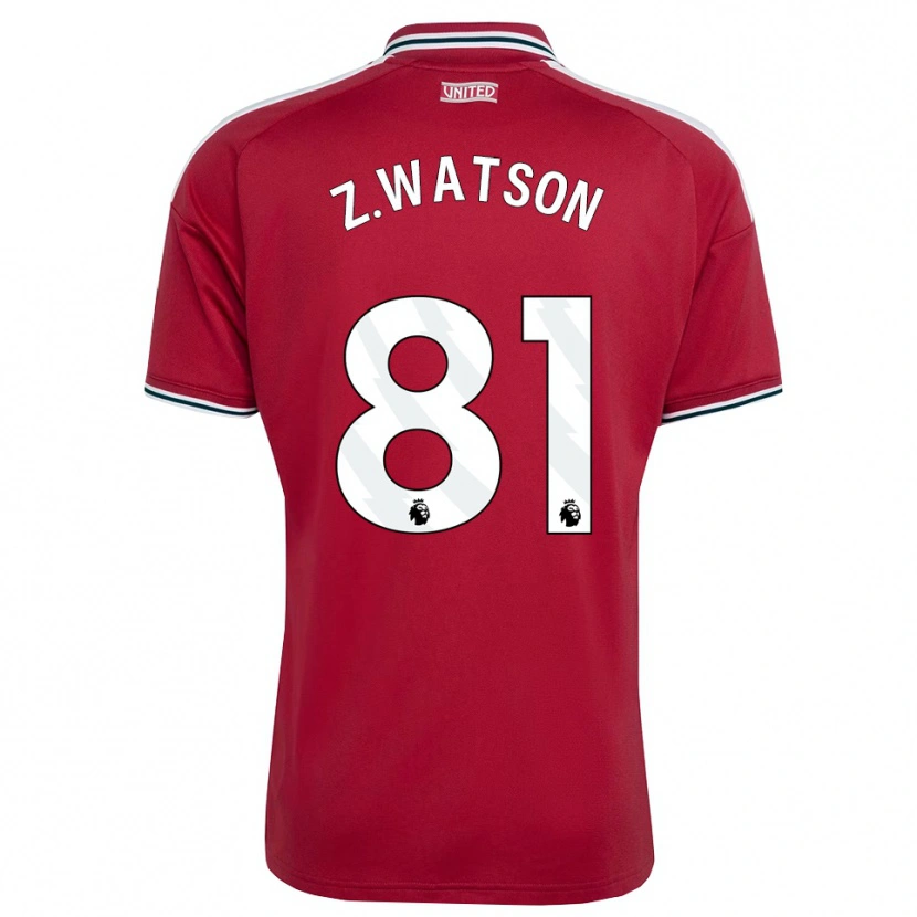 Danxen Mulher Camisola Zac Watson #81 Vermelho Amarelo Branco Principal 2026/27 Camisa