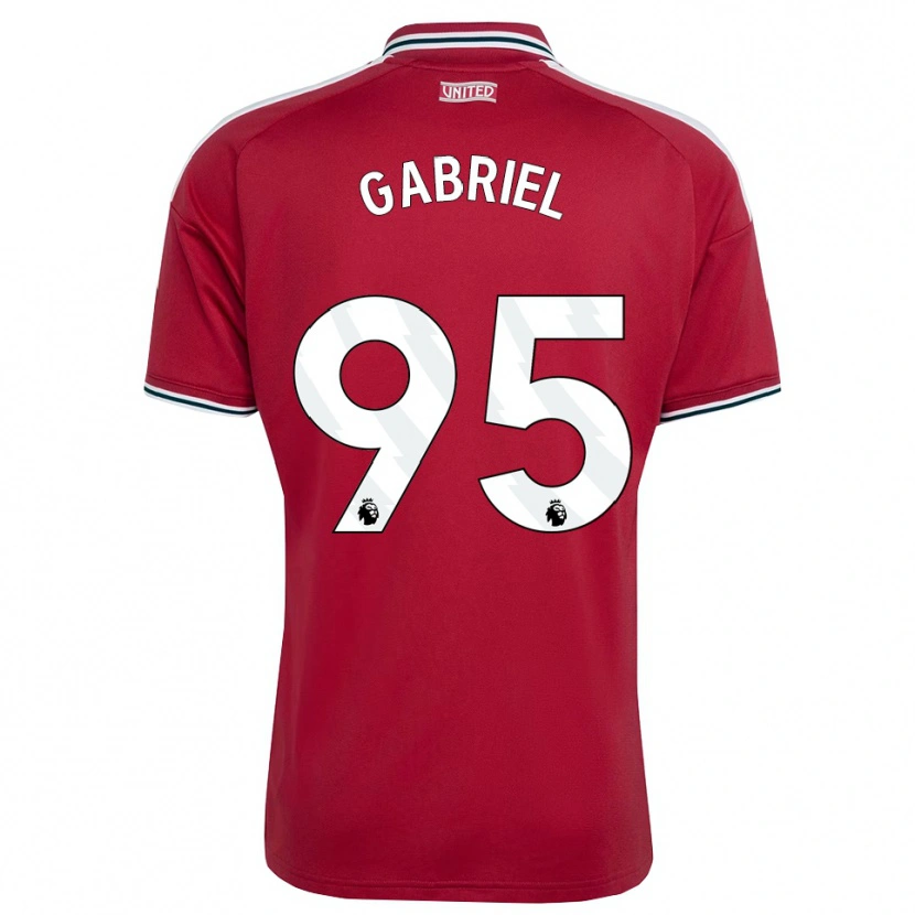 Danxen Mulher Camisola Jj Gabriel #95 Vermelho Amarelo Branco Principal 2026/27 Camisa