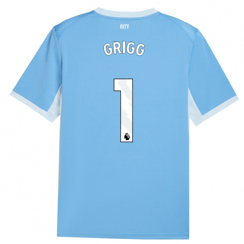 Danxen Mulher Camisola Finley Grigg #1 Lightskyblue Branco Principal 2026/27 Camisa