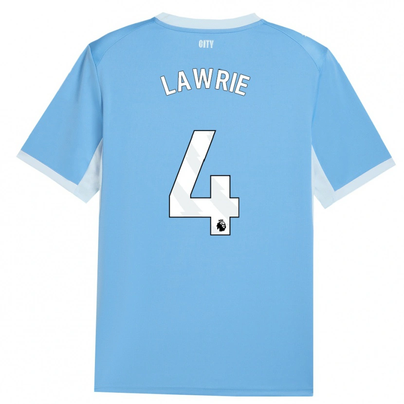 Danxen Mulher Camisola Freddie Lawrie #4 Lightskyblue Branco Principal 2026/27 Camisa