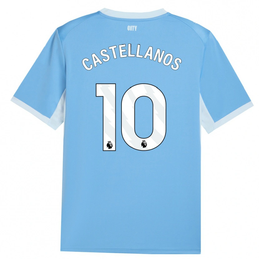 Danxen Mulher Camisola Deyna Castellanos #10 Lightskyblue Branco Principal 2026/27 Camisa