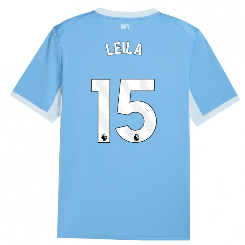 Danxen Mulher Camisola Leila Ouahabi #15 Lightskyblue Branco Principal 2026/27 Camisa