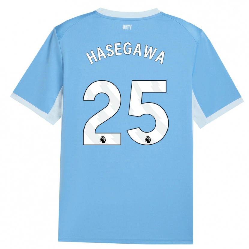 Danxen Mulher Camisola Yui Hasegawa #25 Lightskyblue Branco Principal 2026/27 Camisa