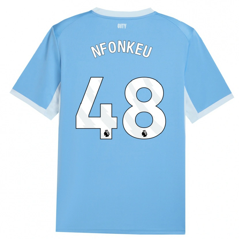 Danxen Mulher Camisola Brooklyn Nfonkeu #48 Lightskyblue Branco Principal 2026/27 Camisa