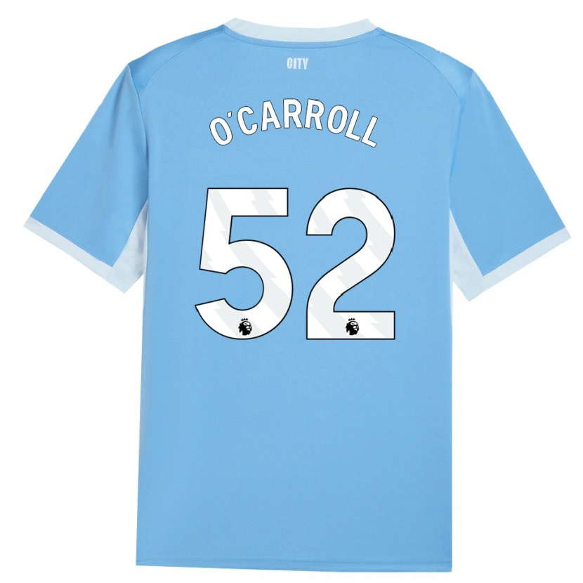 Danxen Mulher Camisola Eve O'carroll #52 Lightskyblue Branco Principal 2026/27 Camisa