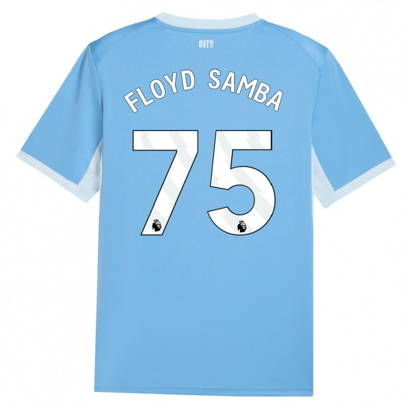 Danxen Mulher Camisola Floyd Samba #75 Lightskyblue Branco Principal 2026/27 Camisa