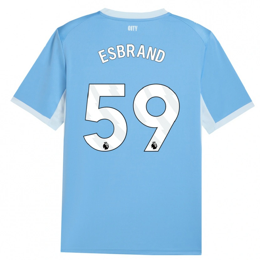 Danxen Mulher Camisola Josh Wilson-Esbrand #59 Lightskyblue Branco Principal 2026/27 Camisa