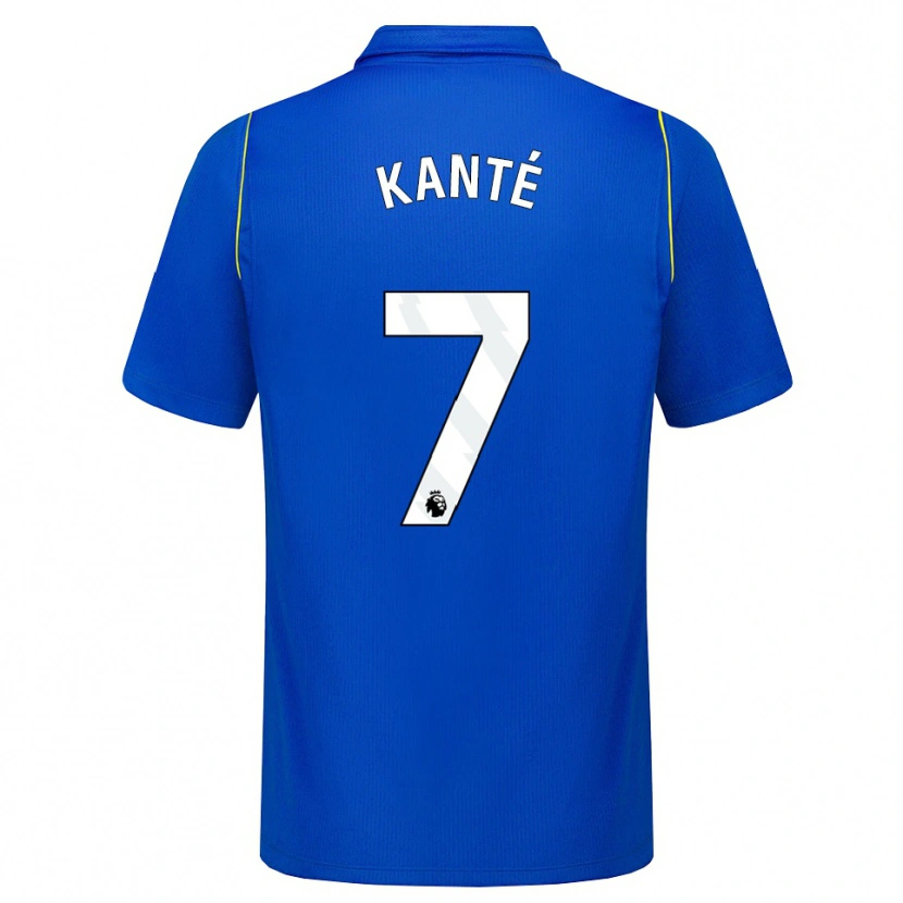 Danxen Mulher Camisola N'golo Kante #7 Azul Amarelo Principal 2026/27 Camisa