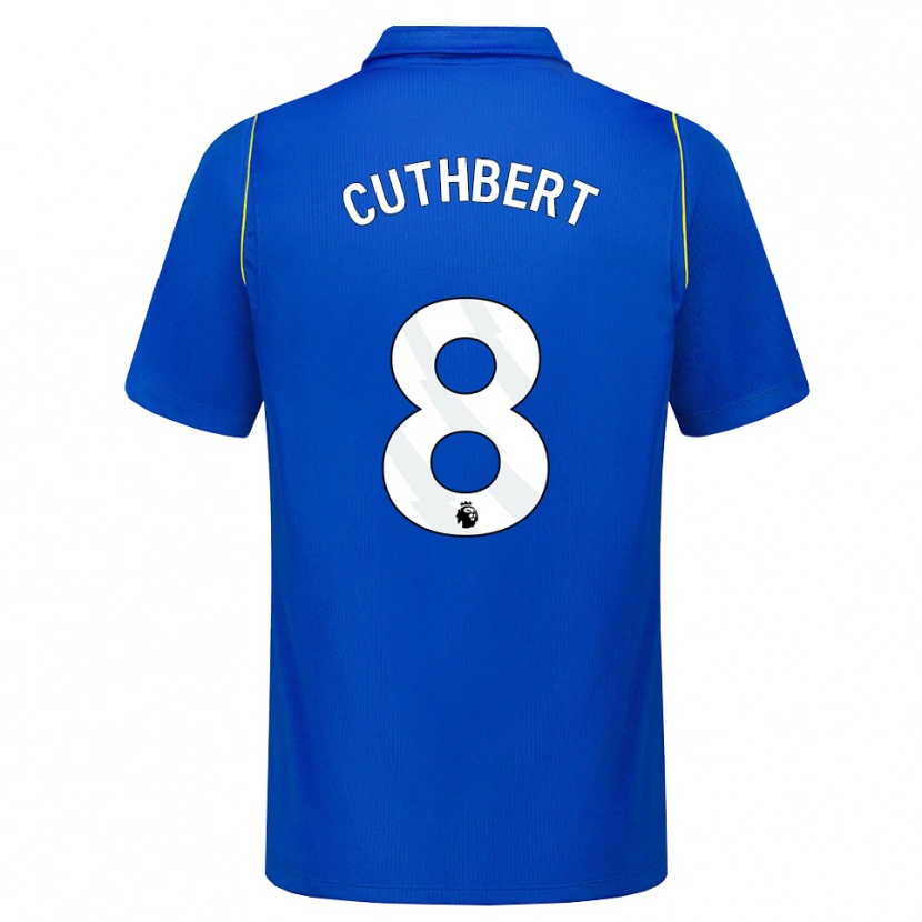Danxen Mulher Camisola Erin Cuthbert #8 Azul Amarelo Principal 2026/27 Camisa