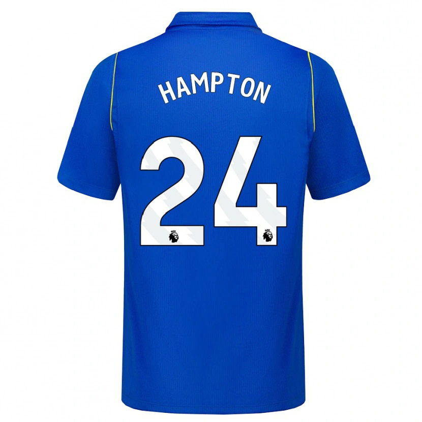 Danxen Mulher Camisola Hannah Hampton #24 Azul Amarelo Principal 2026/27 Camisa