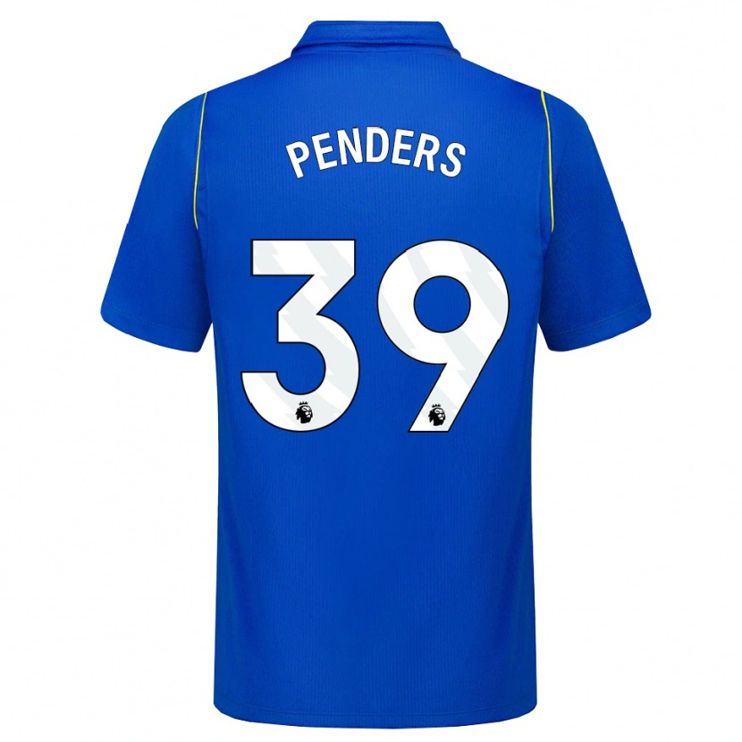 Danxen Mulher Camisola Mike Penders #39 Azul Amarelo Principal 2026/27 Camisa