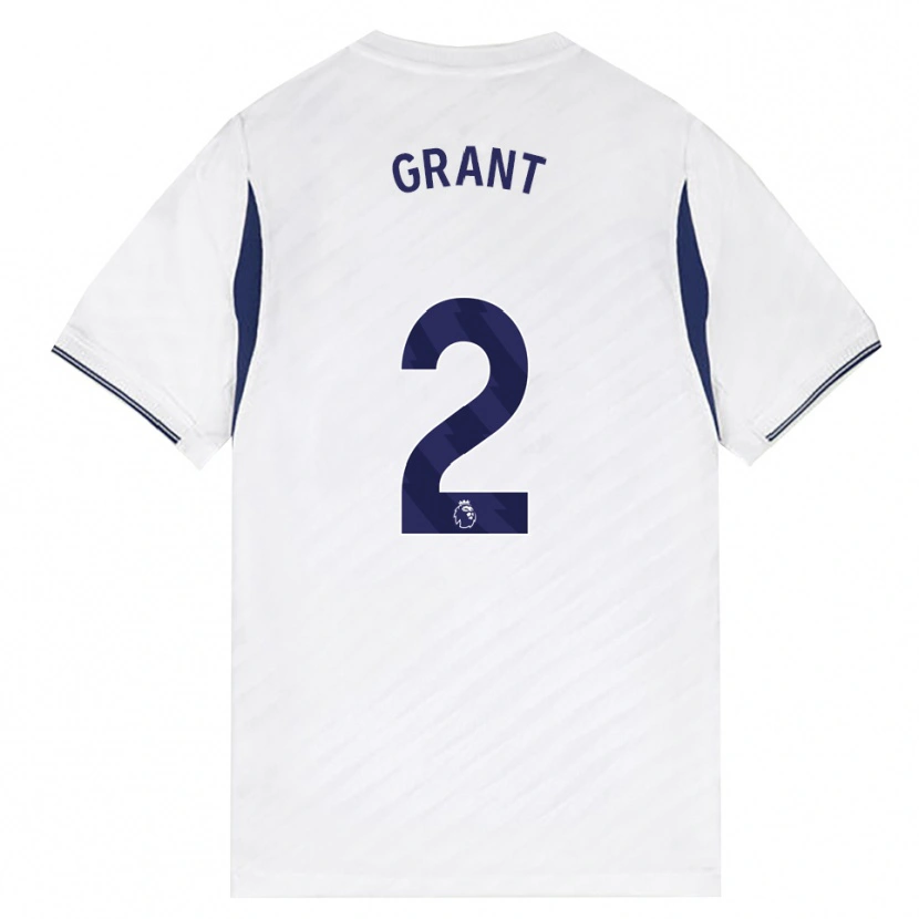 Danxen Mulher Camisola Charlotte Grant #2 Branco Vermelho Roxo Principal 2026/27 Camisa