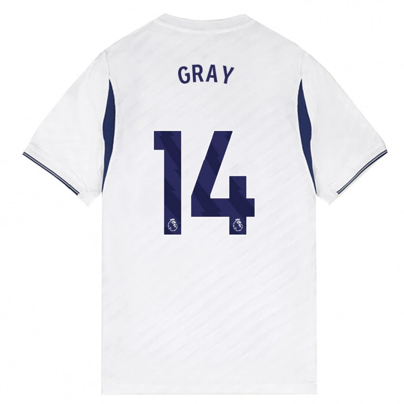 Danxen Mulher Camisola Archie Gray #14 Branco Vermelho Roxo Principal 2026/27 Camisa