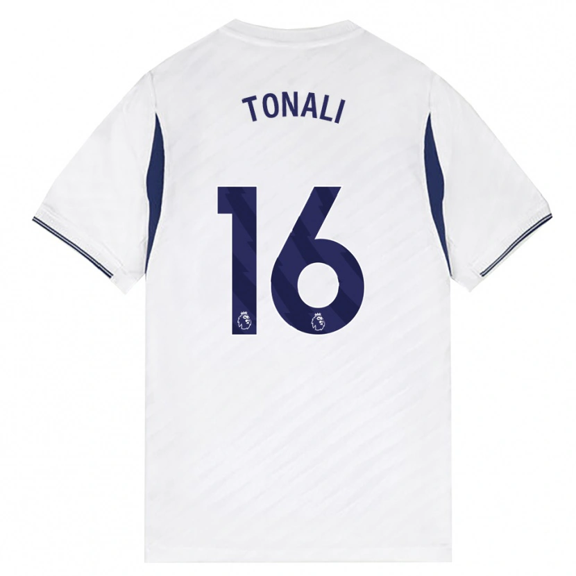 Danxen Mulher Camisola Sandro Tonali #16 Branco Vermelho Roxo Principal 2026/27 Camisa