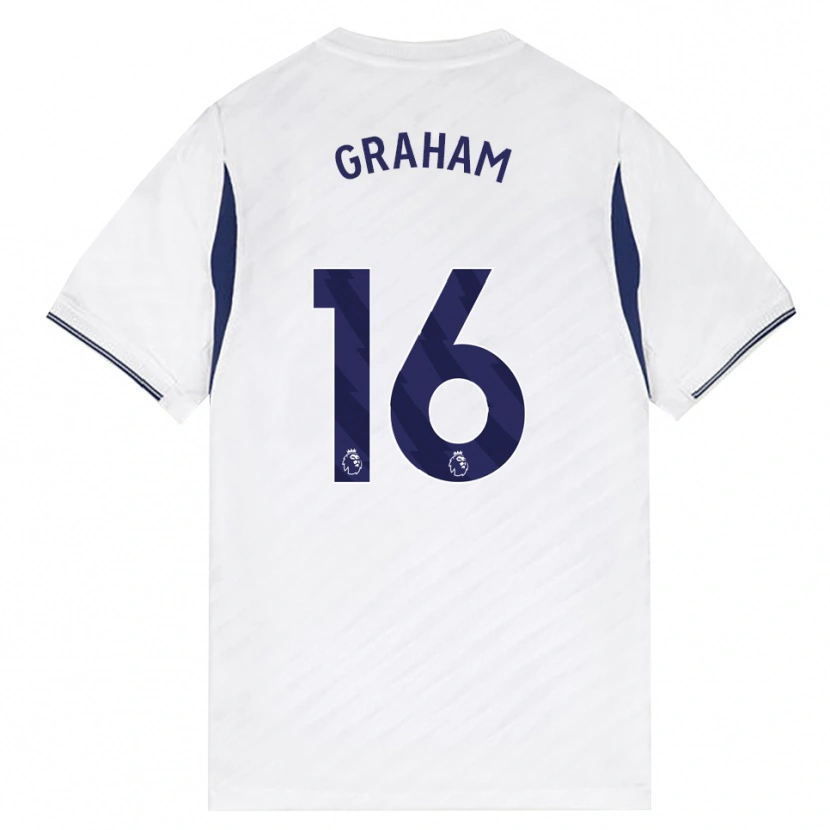 Danxen Mulher Camisola Kit Graham #16 Branco Vermelho Roxo Principal 2026/27 Camisa