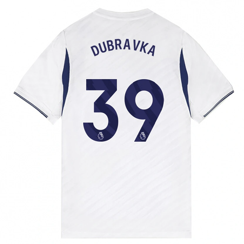 Danxen Mulher Camisola Martin Dúbravka #39 Branco Vermelho Roxo Principal 2026/27 Camisa