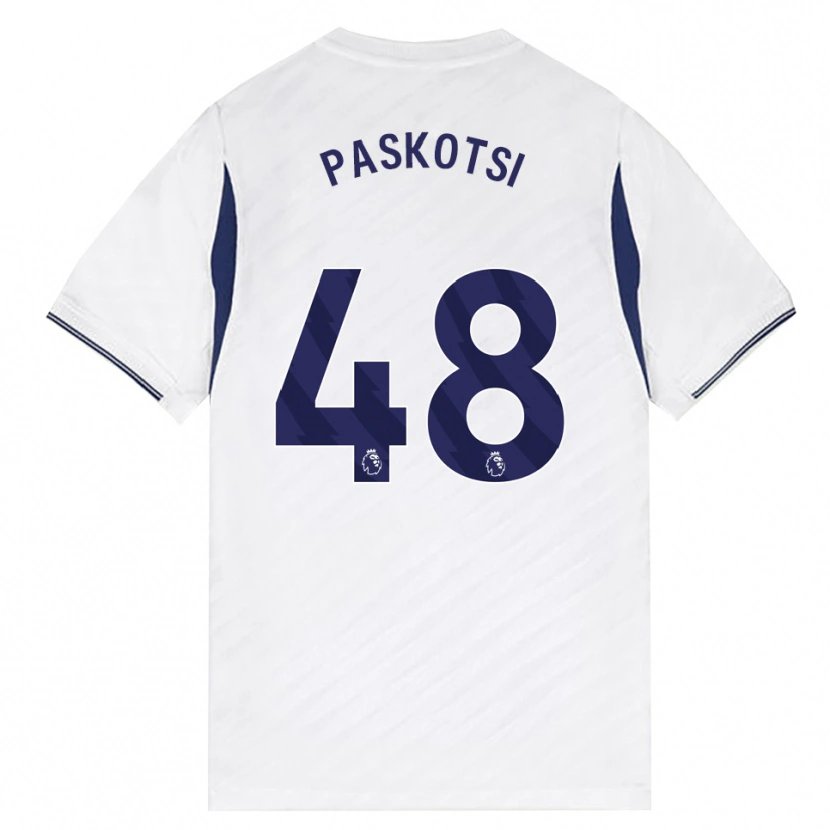 Danxen Mulher Camisola Maksim Paskotsi #48 Branco Vermelho Roxo Principal 2026/27 Camisa