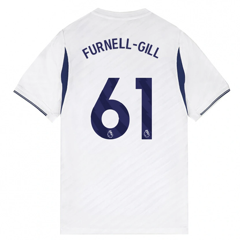 Danxen Mulher Camisola Luca Furnell-Gill #61 Branco Vermelho Roxo Principal 2026/27 Camisa