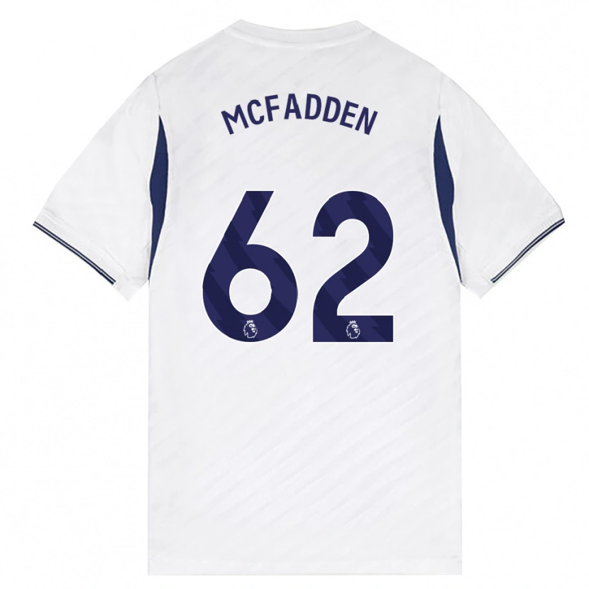 Danxen Mulher Camisola Max Mcfadden #62 Branco Vermelho Roxo Principal 2026/27 Camisa