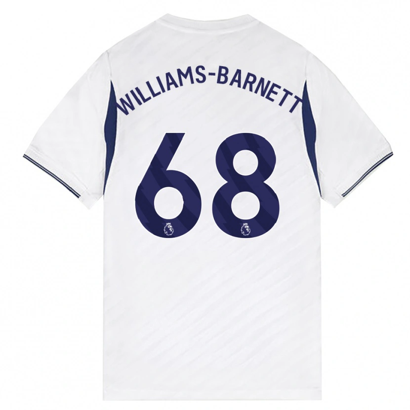 Danxen Mulher Camisola Luca Williams-Barnett #68 Branco Vermelho Roxo Principal 2026/27 Camisa