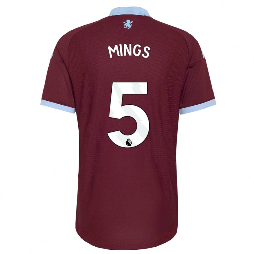 Danxen Mulher Camisola Tyrone Mings #5 Cornflowerblue Borgonha Principal 2026/27 Camisa