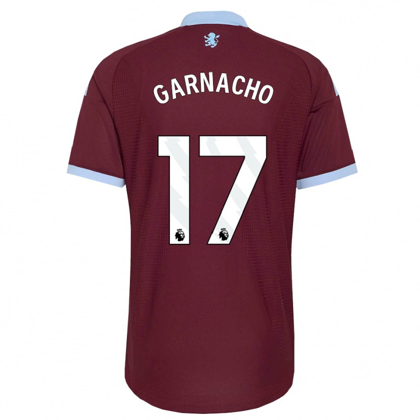 Danxen Mulher Camisola Alejandro Garnacho #17 Cornflowerblue Borgonha Principal 2026/27 Camisa