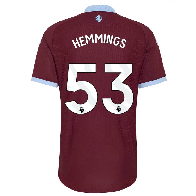 Danxen Mulher Camisola George Hemmings #53 Cornflowerblue Borgonha Principal 2026/27 Camisa