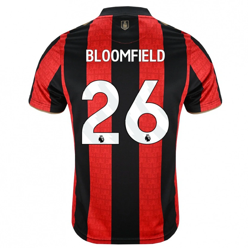 Danxen Mulher Camisola Erin Bloomfield #26 Goldenrod Vermelho Preto Principal 2026/27 Camisa