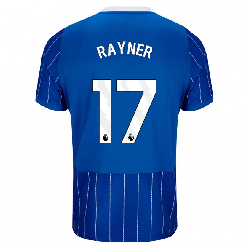 Danxen Mulher Camisola Bex Rayner #17 Mediumblue Branco Principal 2026/27 Camisa