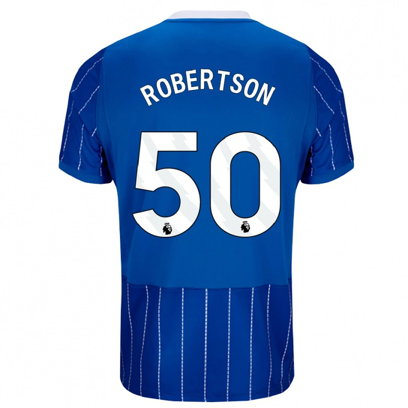 Danxen Mulher Camisola Josh Robertson #50 Mediumblue Branco Principal 2026/27 Camisa