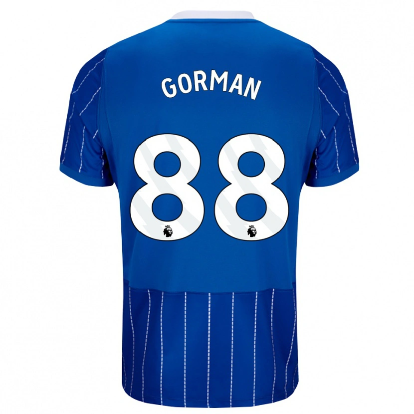 Danxen Mulher Camisola Ronnie Gorman #88 Mediumblue Branco Principal 2026/27 Camisa