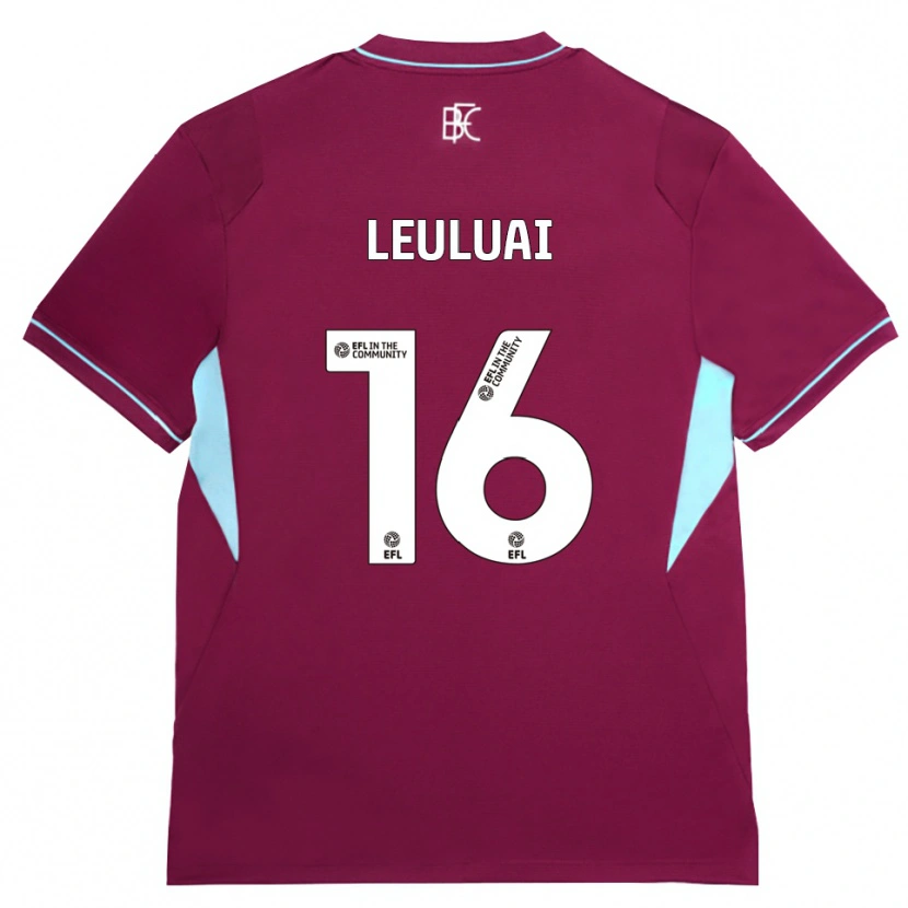 Danxen Mulher Camisola Marley Leuluai #16 Borgonha Verde Principal 2026/27 Camisa