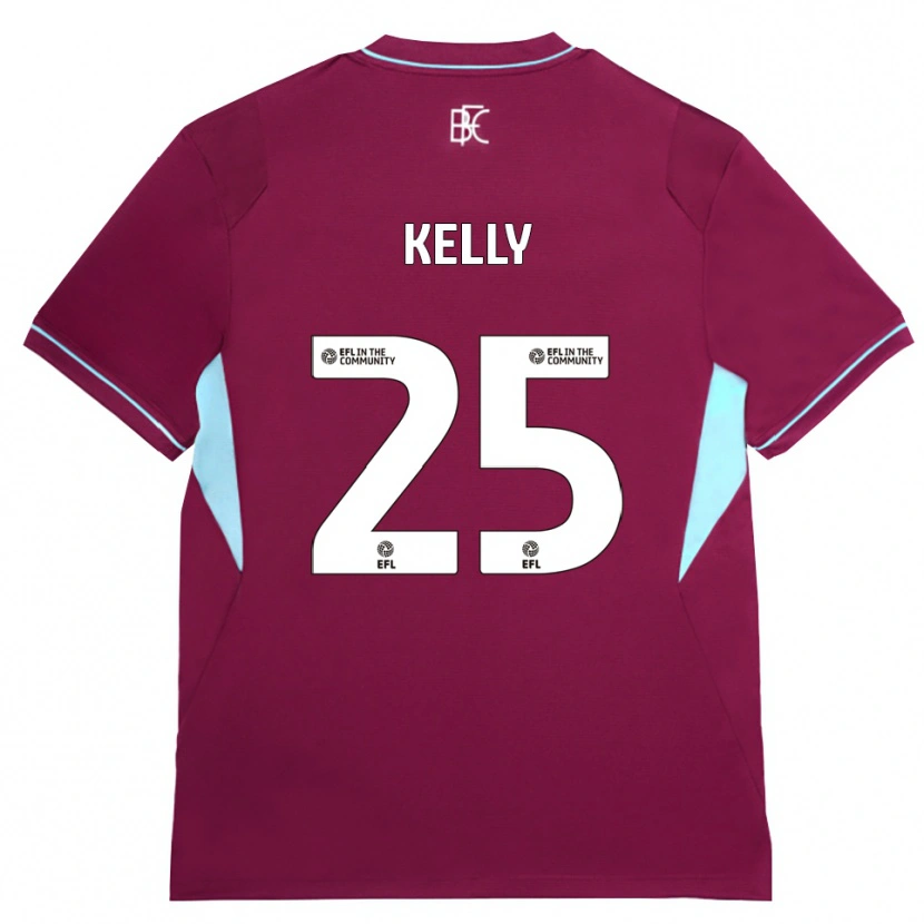 Danxen Mulher Camisola Aimee Kelly #25 Borgonha Verde Principal 2026/27 Camisa
