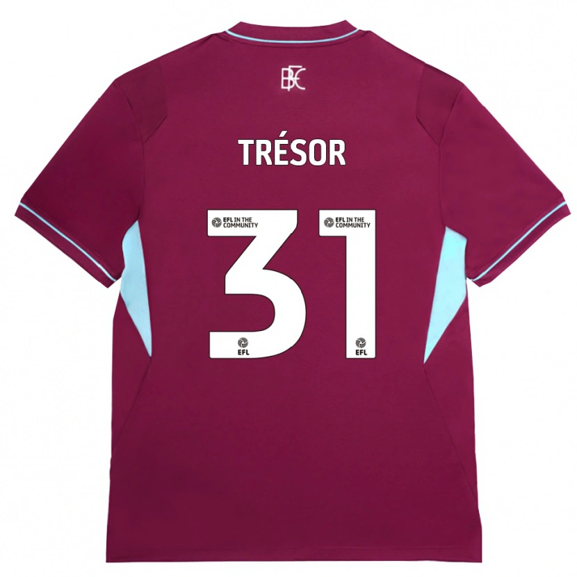 Danxen Mulher Camisola Mike Tresor #31 Borgonha Verde Principal 2026/27 Camisa