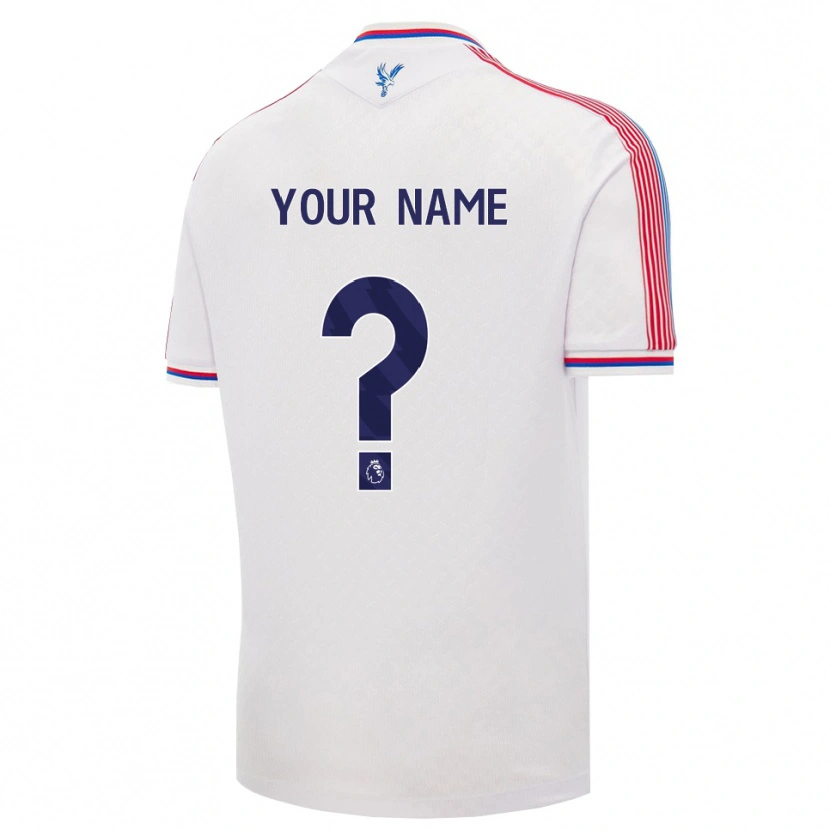 Danxen Mulher Camisola Seu Nome #0 Branco Vermelho Azul Principal 2026/27 Camisa