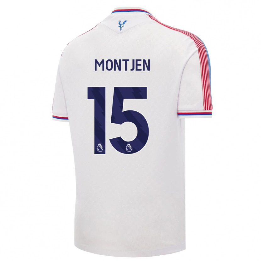Danxen Mulher Camisola David Angibeaud #15 Branco Vermelho Azul Principal 2026/27 Camisa