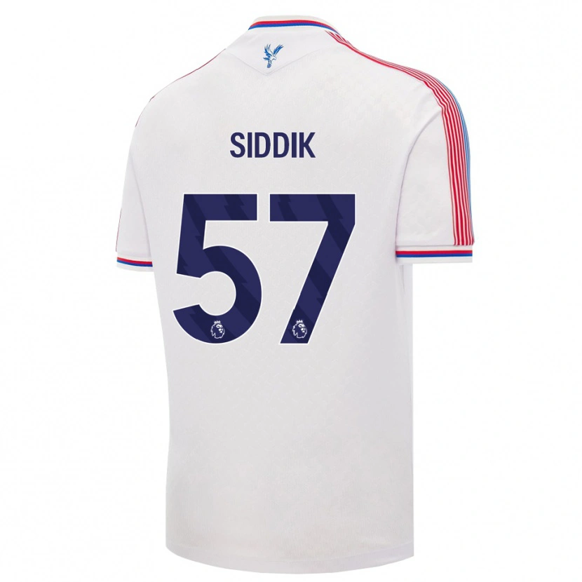 Danxen Mulher Camisola Cardo Siddik #57 Branco Vermelho Azul Principal 2026/27 Camisa